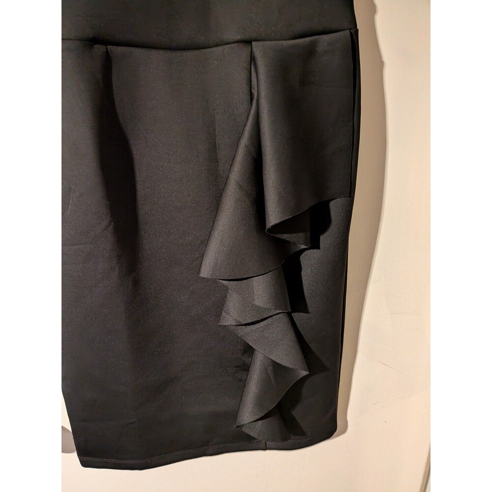 Sexy black dress with cut out neckline medium fit   NEW LBD - Picture 4 of 7